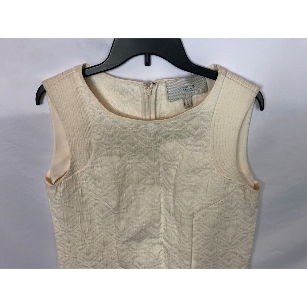 NWT J.CREW Jacquard Zip-Pocket Shift Dress S - Picture 3 of 8